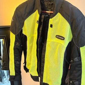 Women’s Tourmaster Black and Yellow Mesh Motorcycle Jacket